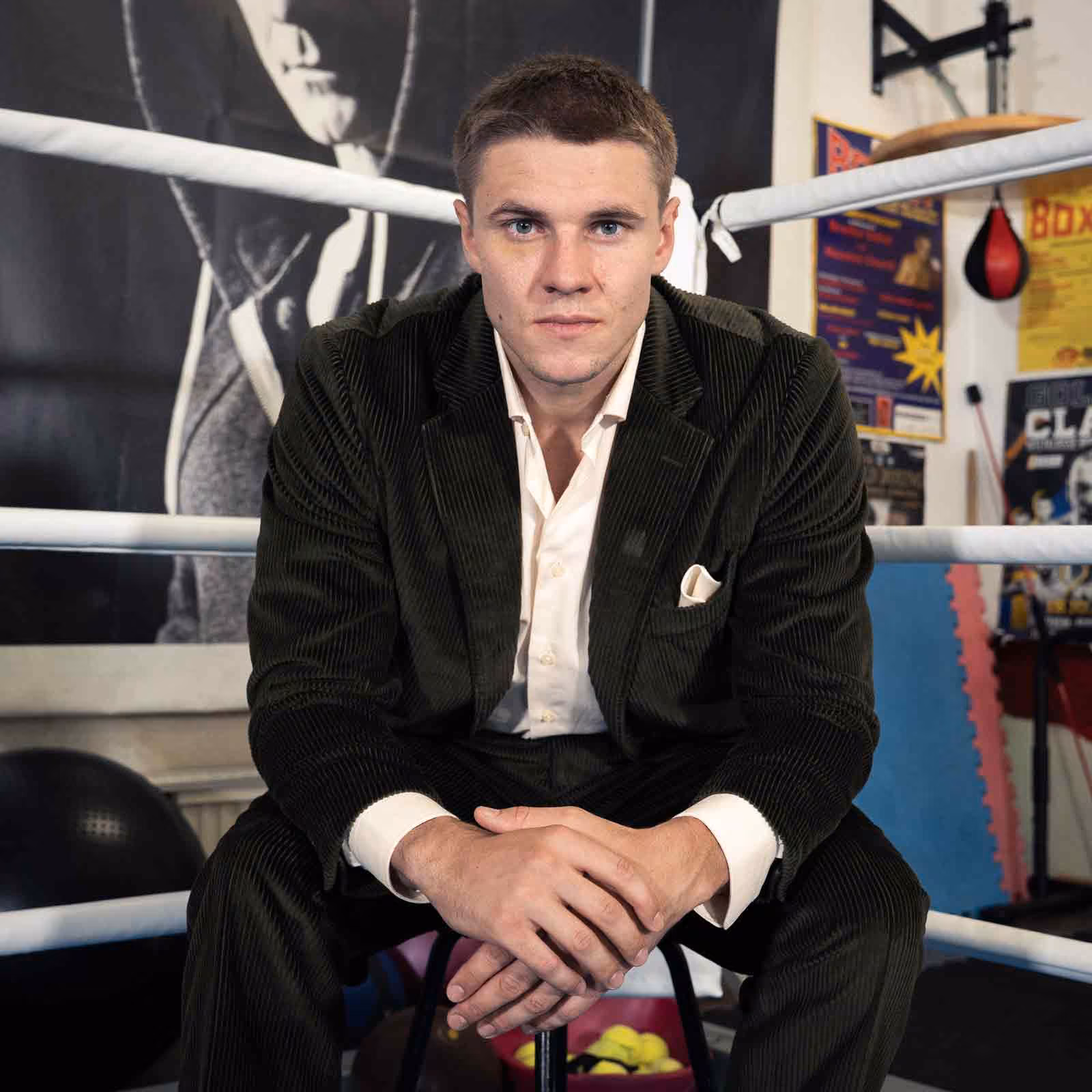 Box-Europameister Simon Zachenhuber im Maßanzug
